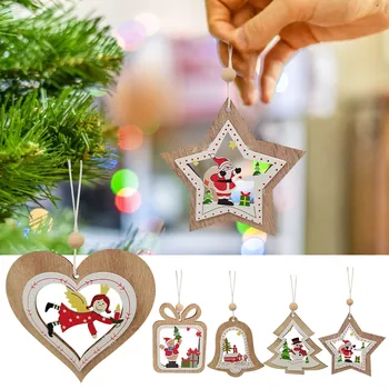 Детский подарок Navidad, поделки, подарки, Рождественские подвески Noel, украшения для окон, подвески для Рождественской елки, домашний декор Noel Deco 15