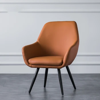 Уютное кресло для гостиной с откидной спинкой Lounge Lazy Design Односпальные Обеденные стулья Акцент Удобная мебель для бара Cadeiras De Sala De Estar 3