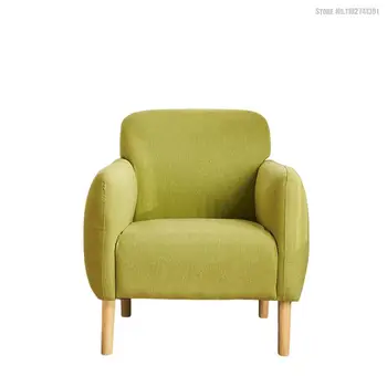 Ткань для кресла со спинкой из массива дерева, мягкий диван, мебель для гостиной в скандинавском стиле, ресторан для отдыха 19
